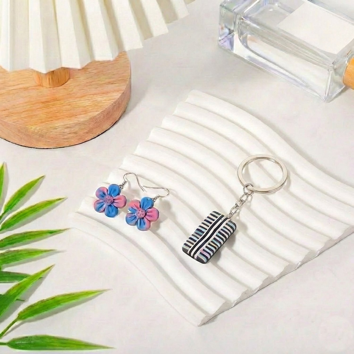 עגילים ושרשראות מחימר פולימרי בעבודת יד