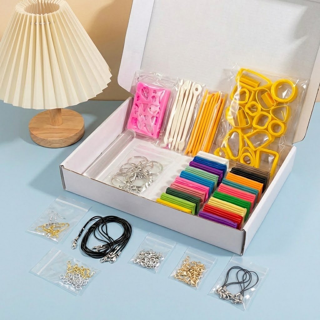 ערכת DIY ליצירת תכשיטים מחימר פולימרי - תמונה ראשית