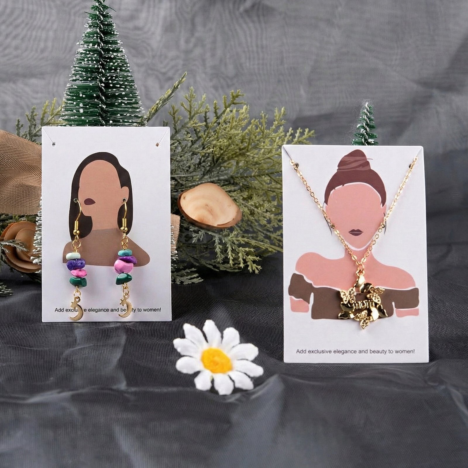 מארז אריזה - 20 יחידות - כרטיסים מעוצבים + שקיות צלופן – תמונה 2