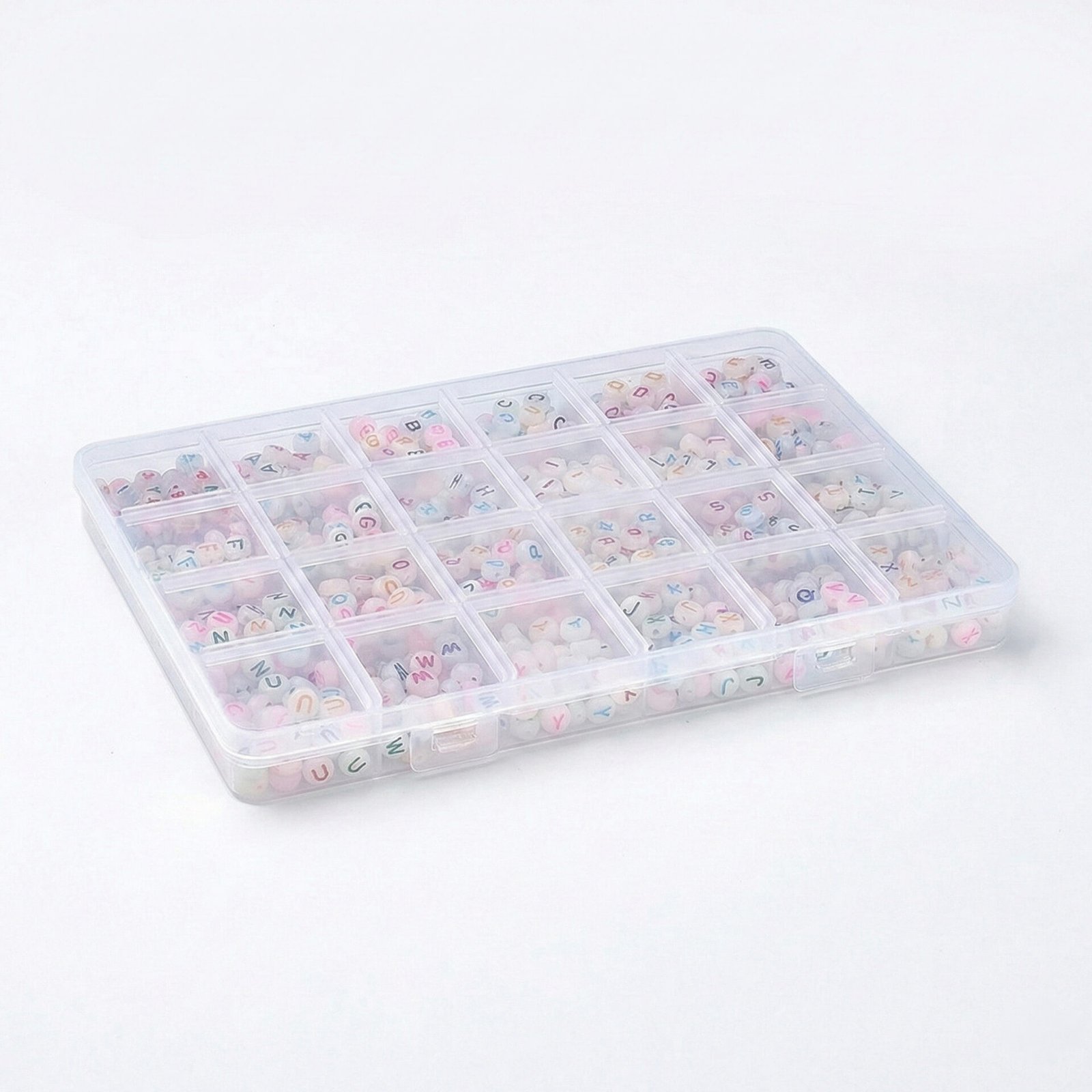 קופסת חרוזי אותיות זוהרות בחושך – תמונה 4