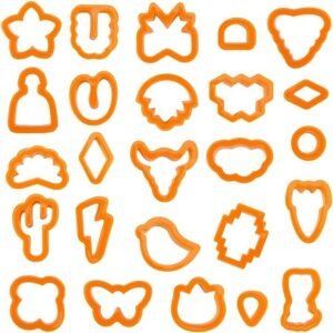 סט 25 חותכני צורות לחימר פולימרי (פימו)