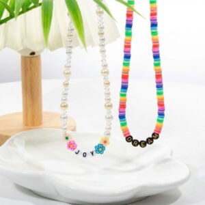 שרשראות תכשיטים צבעוניות לילדים מתנה ליום הולדת