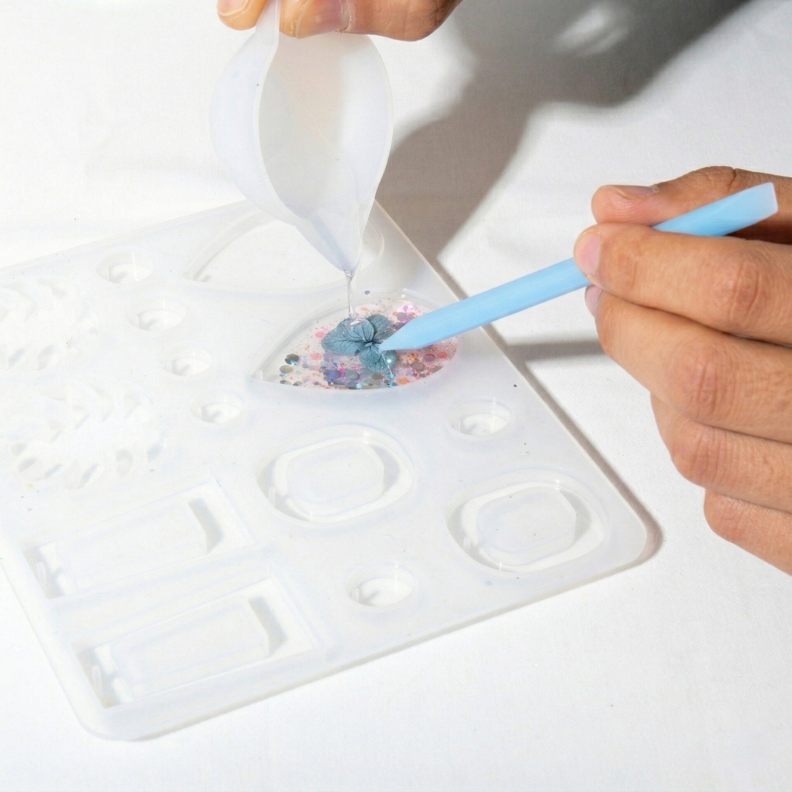 מקל ערבוב סיליקון לעבודה עם שרף uv – תמונה 2